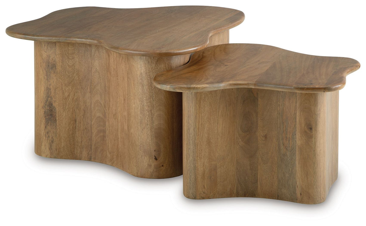 Abeford - Accent Cocktail Table (Set of 2) - Brown alternate view 2