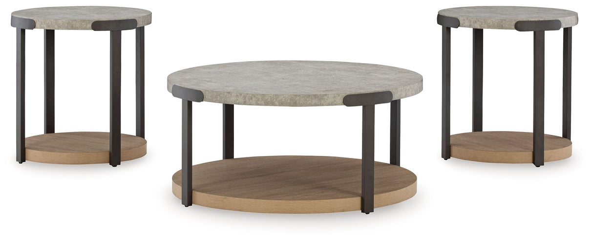 Darthurst - Occasional Table Set (Set of 3) - Light Brown