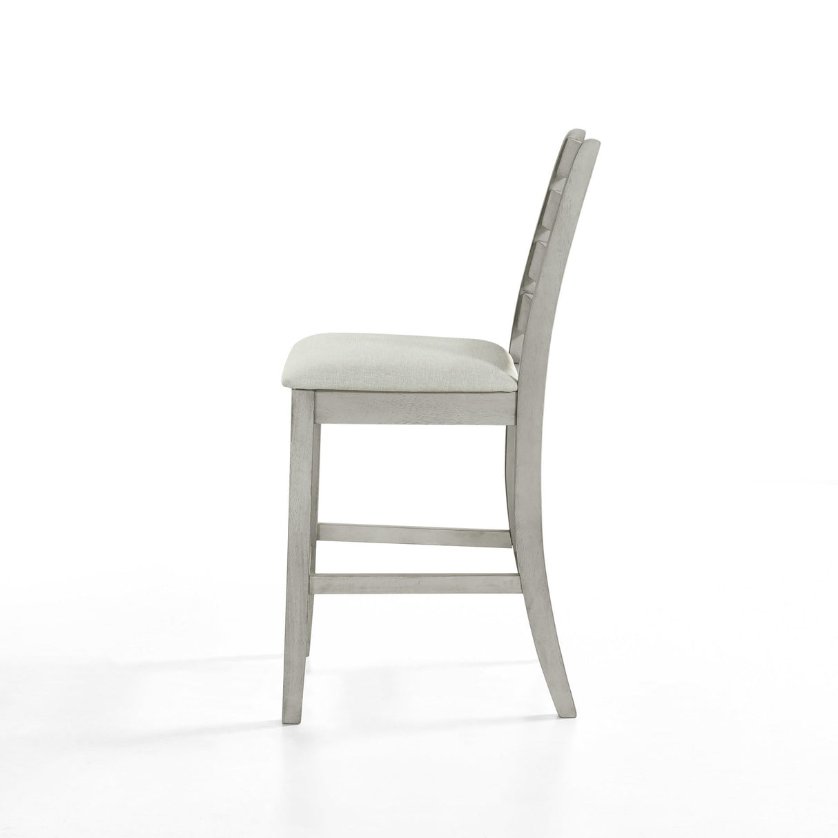 Pascal - Silla alta de mostrador Ladderback (Juego de 2)