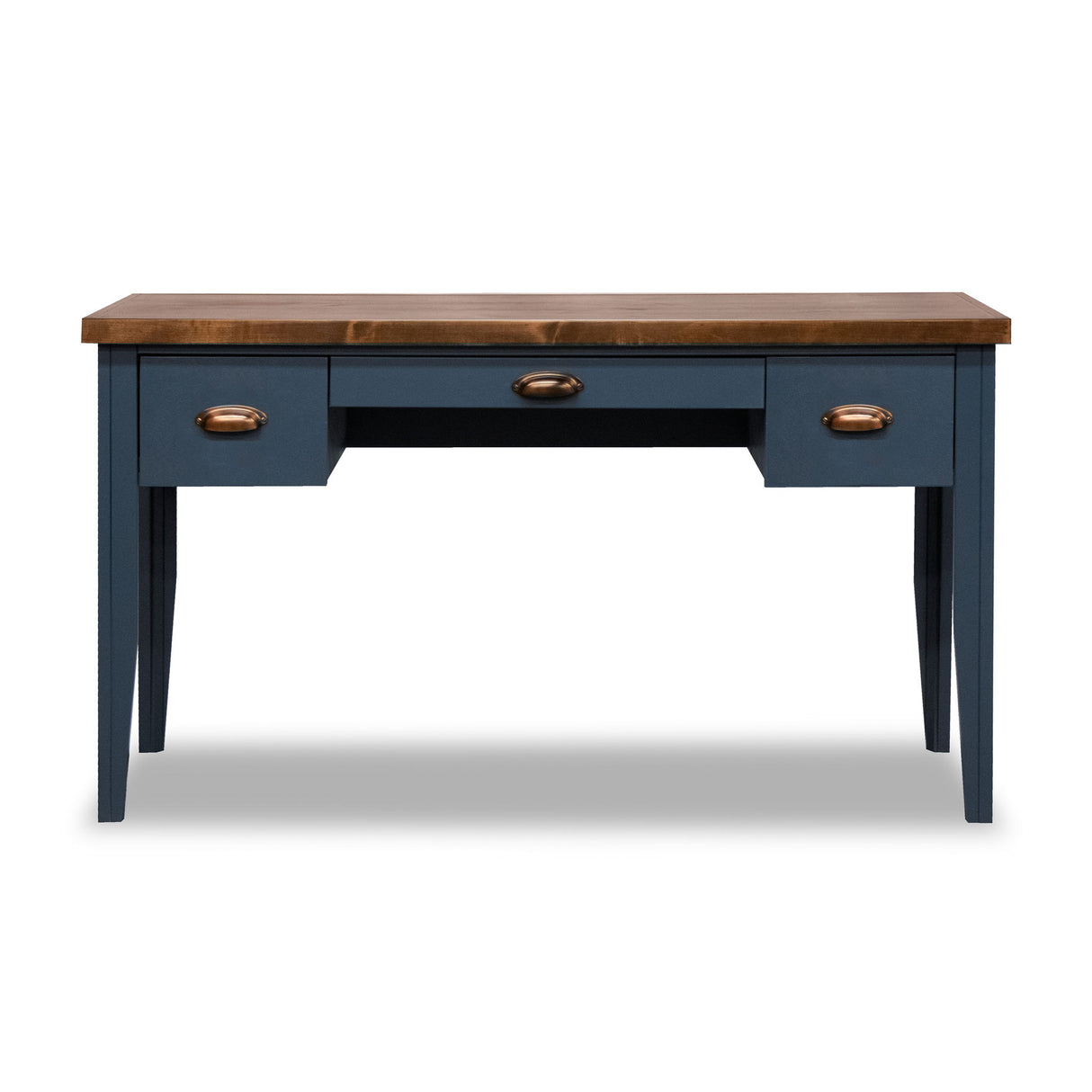 Nantucket - Writing Desk - Blue Denim / Whiskey