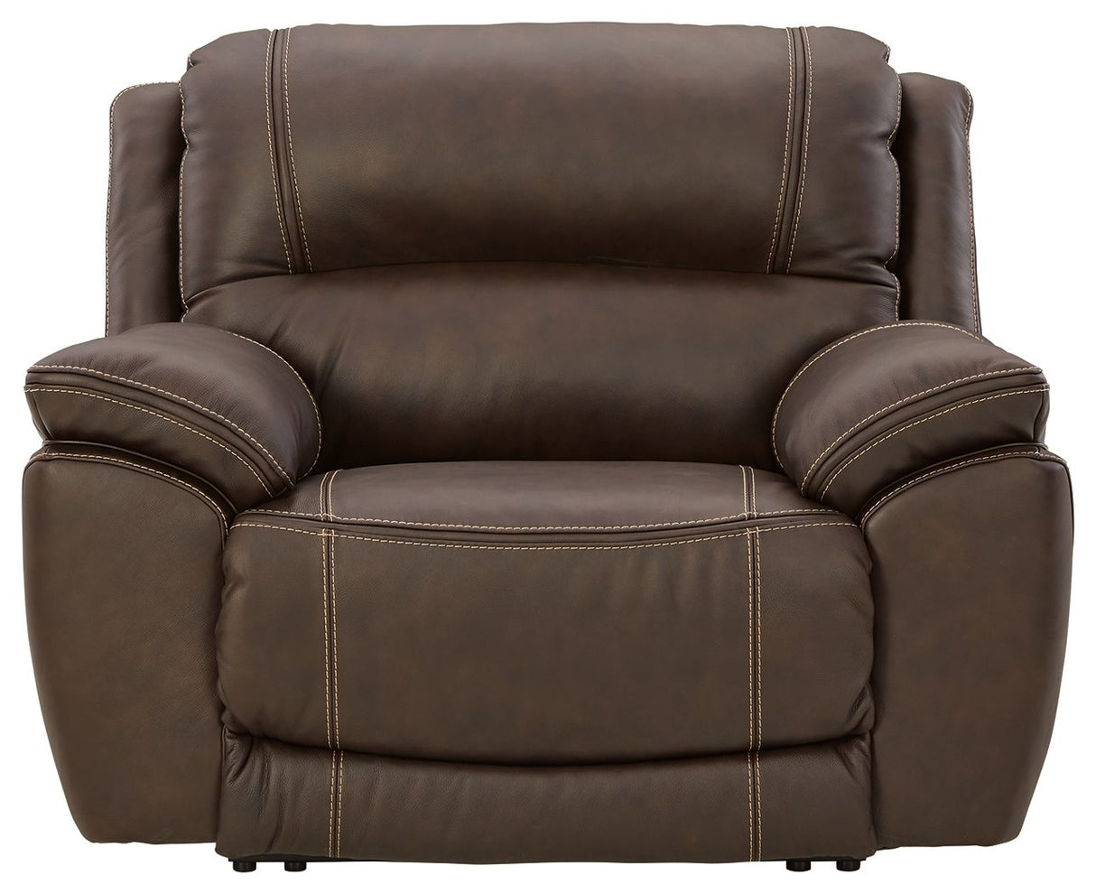 Dunleith - Sillón reclinable de pared cero con cabecera eléctrica - Chocolate