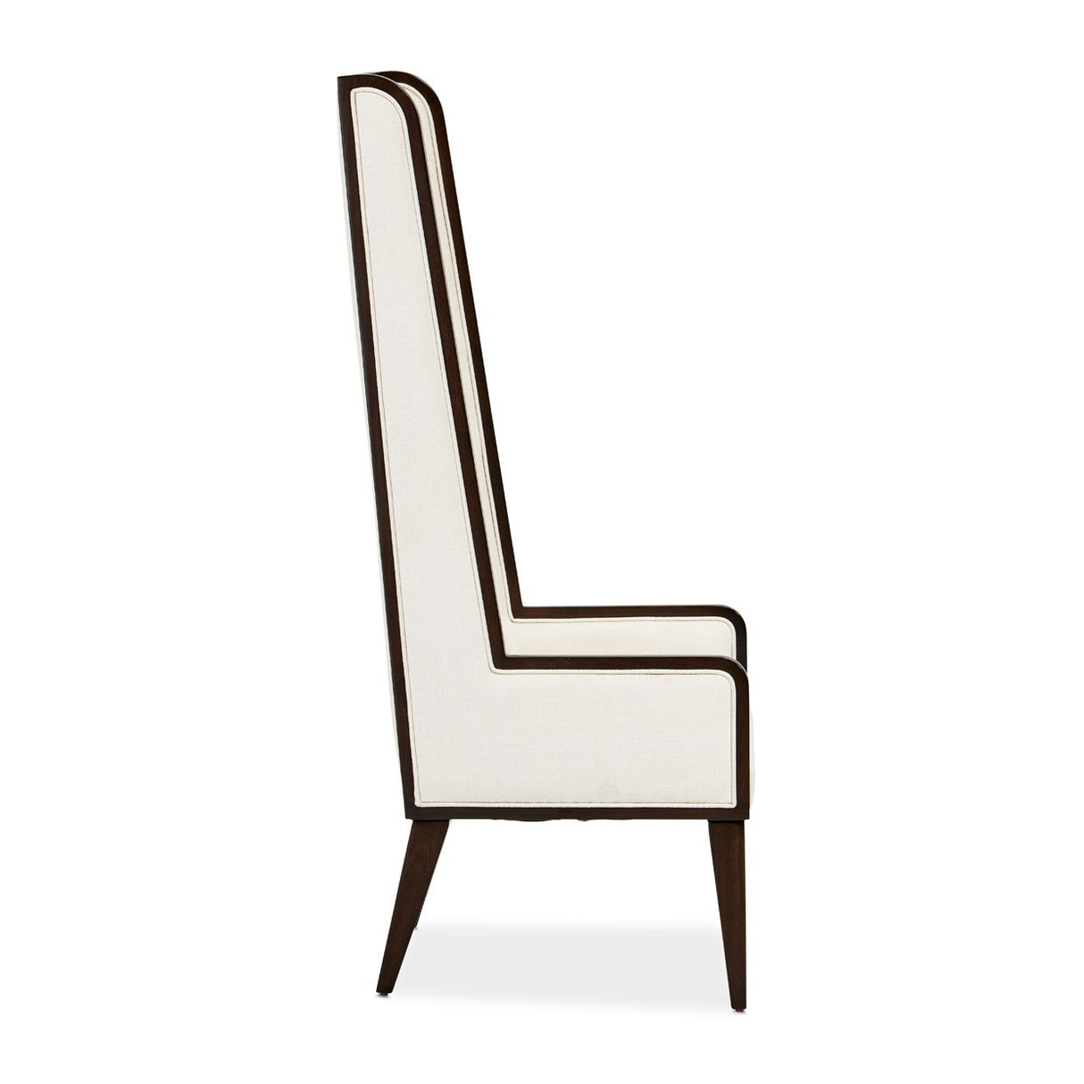 Belmont Place - Silla de escritorio - Blanco / Marrón oscuro