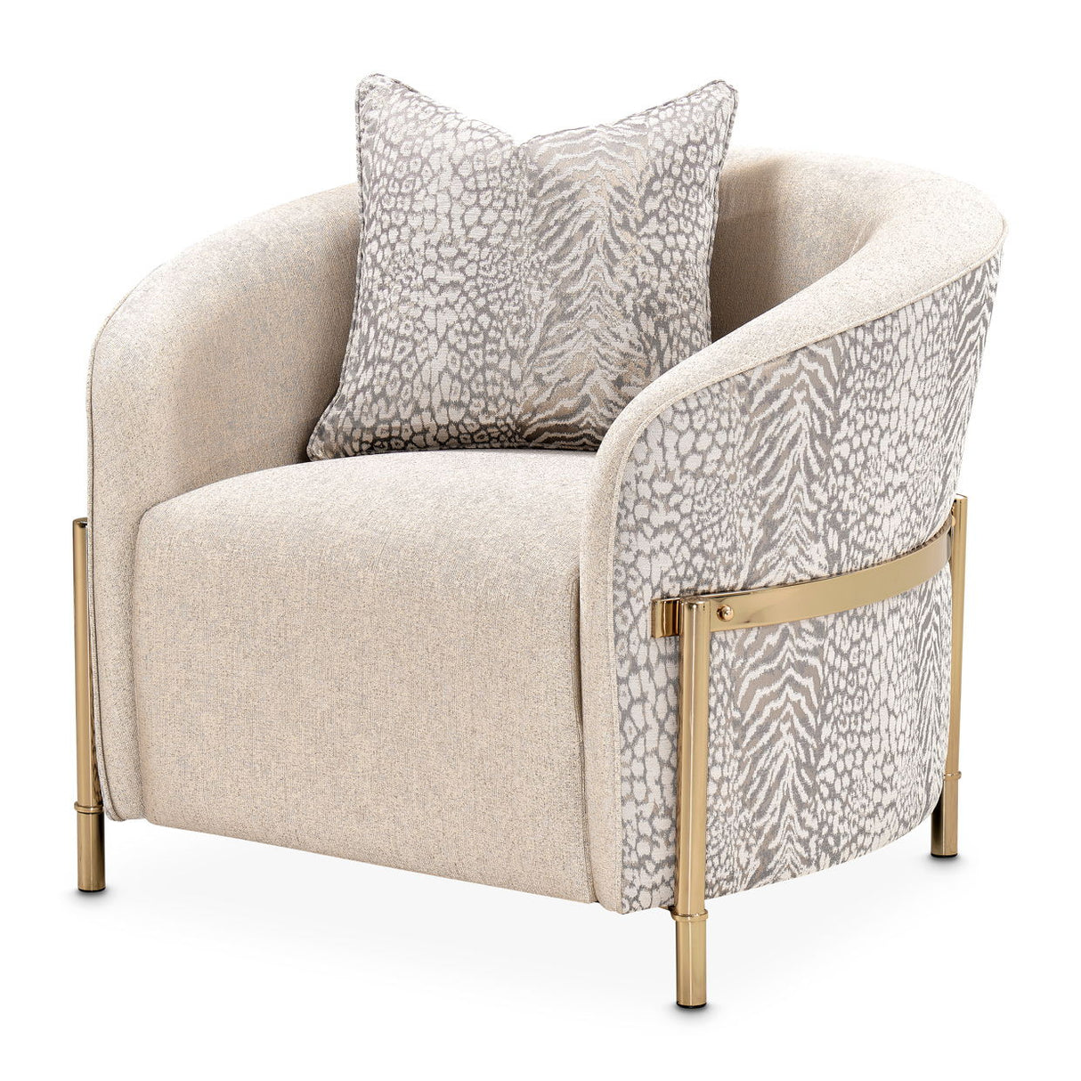 Lisbon - Accent Chair - Opal / Gold