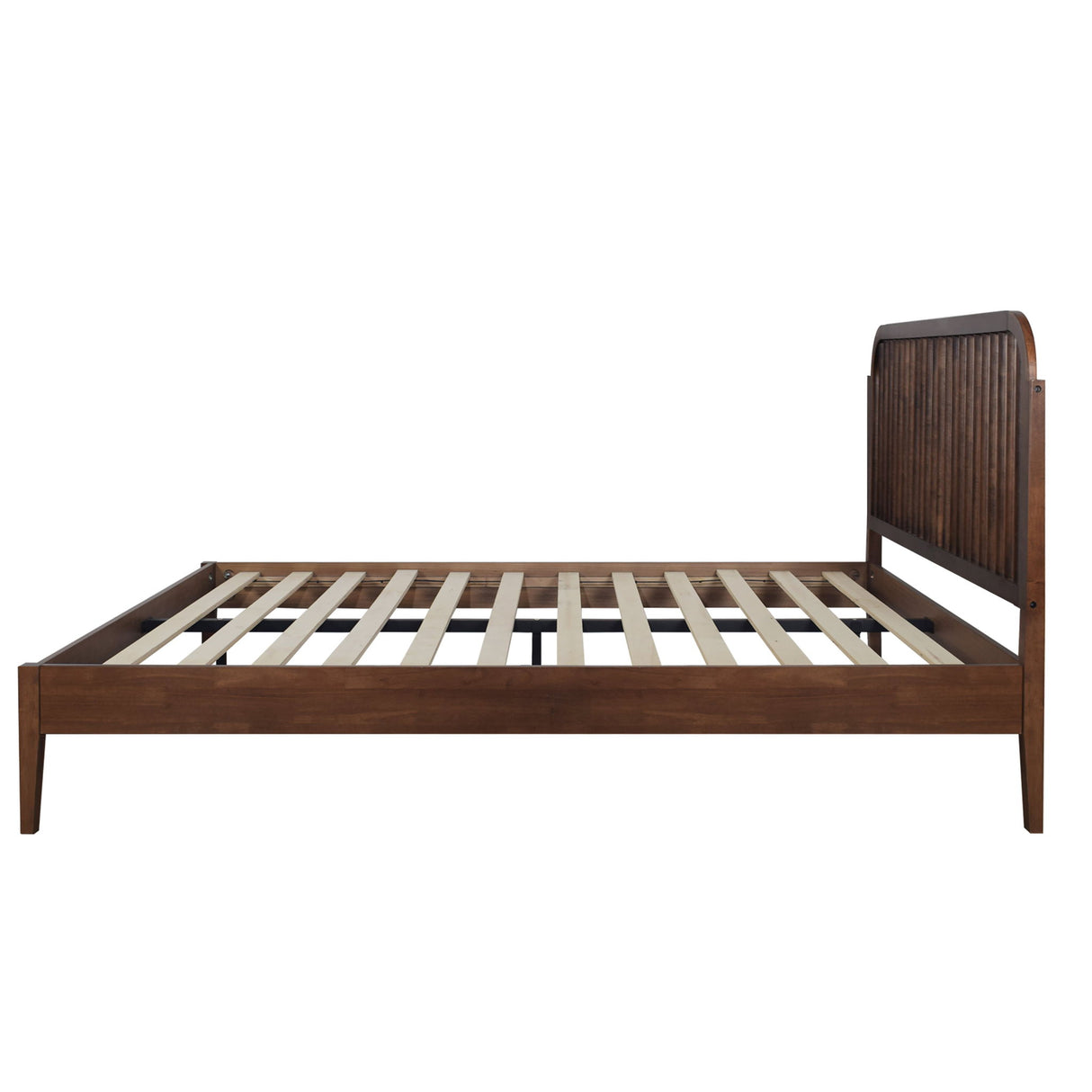 Cama Queen Soma - 5/0 con Husillo - Nogal