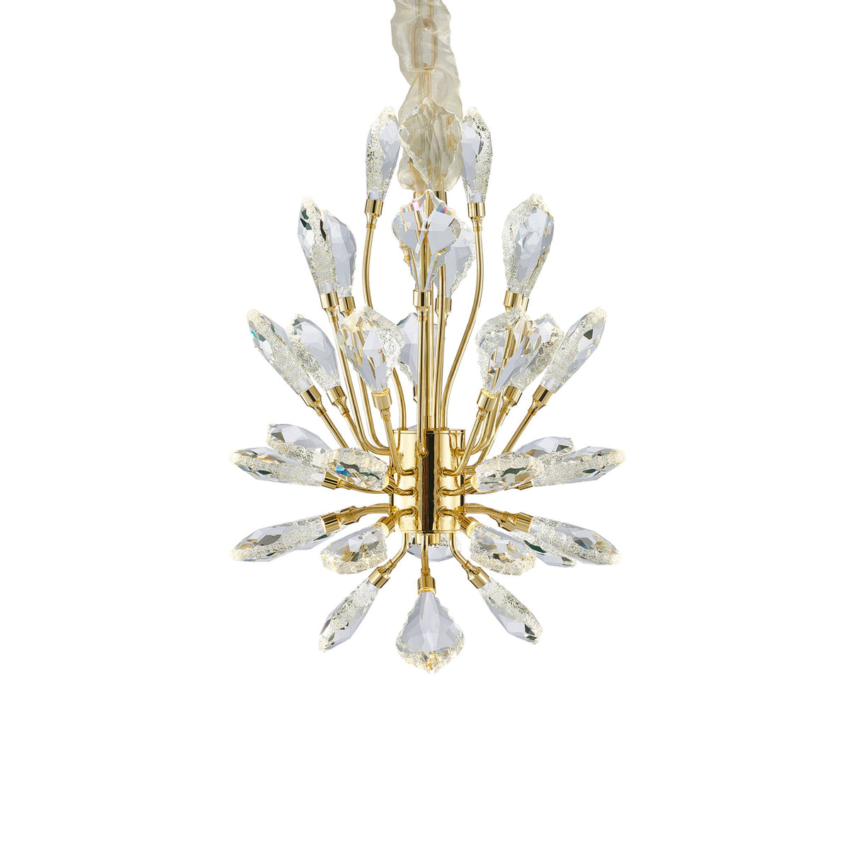 Michael Amini Lighting - Astra 18" Crystal LED Chandelier - Gold