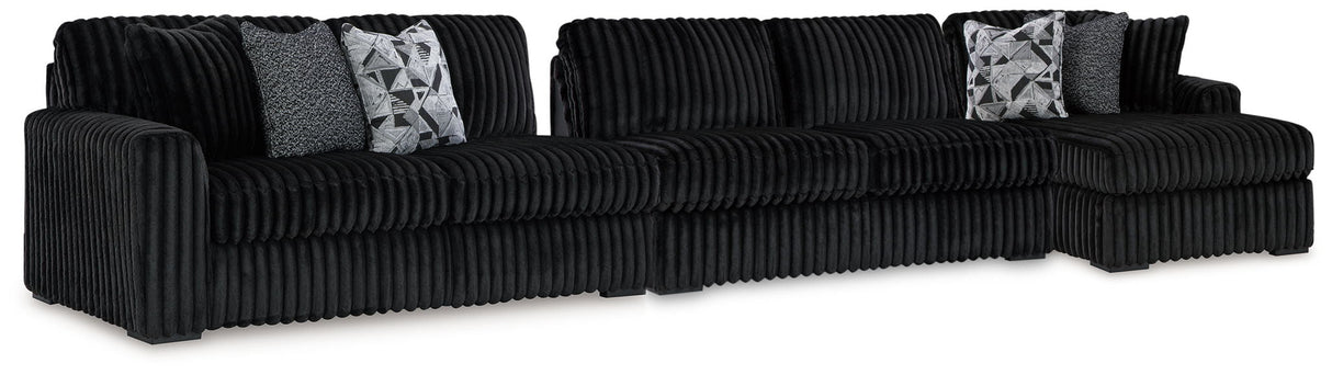 Midnight-Madness - Dark Gray Sectional