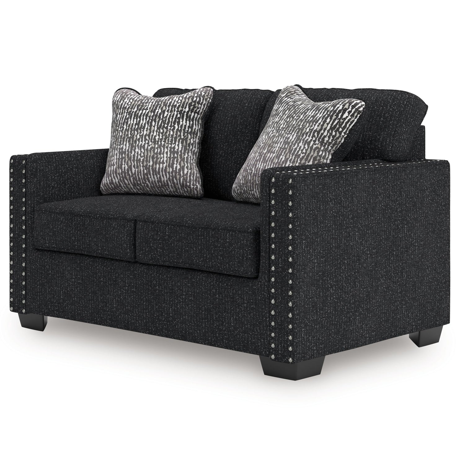 Jasmine Peaks - Loveseat - Coal