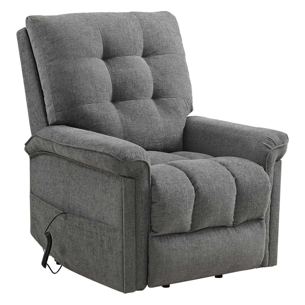 Pecos - Sillón Reclinable Eléctrico Power Motion - 15337-2 Ribbit Charcoal