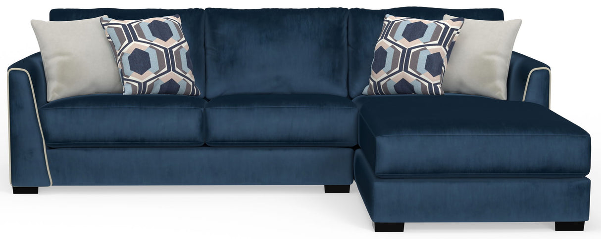 Jetson - Sectional With Comfort Coil Seat Cushions And Included Accent Pillows