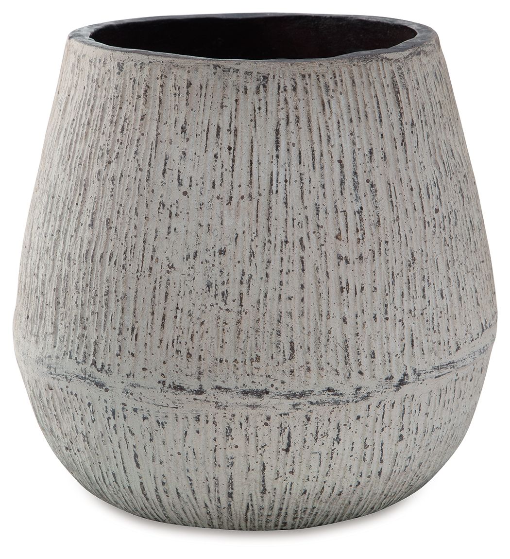 Claymount - Vase - 10" - Distressed Brown