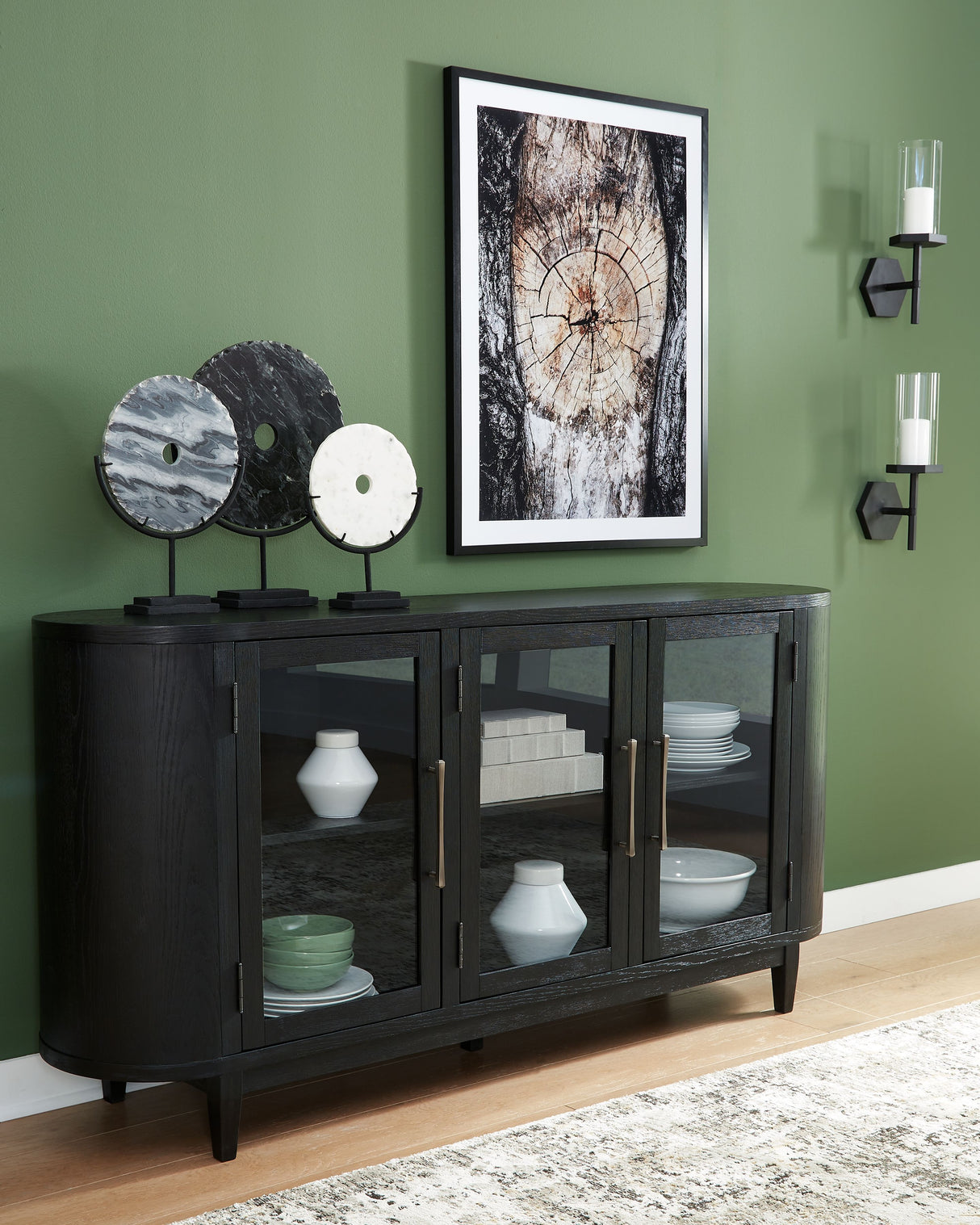 Rowanbeck - Aparador de comedor - Negro