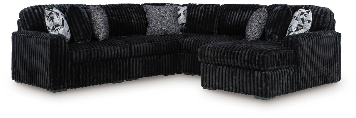 Midnight-Madness - Dark Gray Sectional