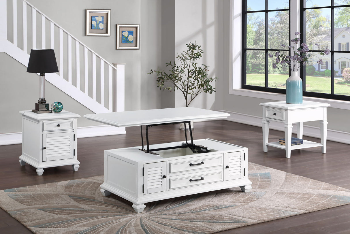 Charlestown - 3 Piece Occasional Table Set (DON'T USE) - White