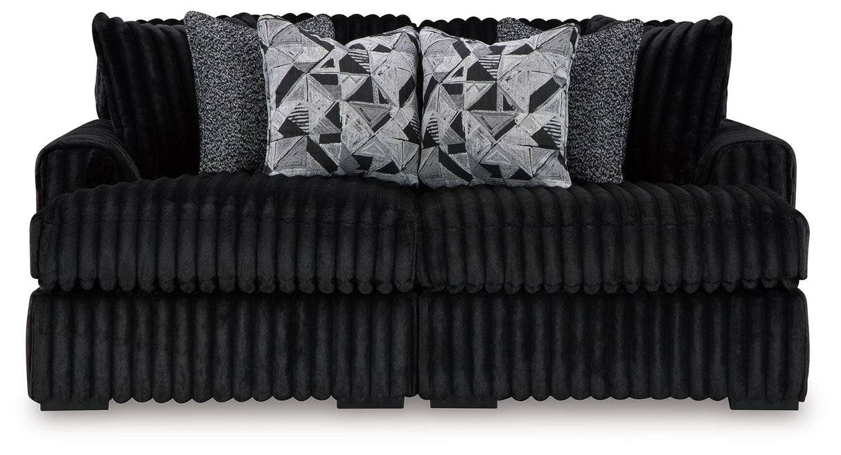 Midnight-Madness - Dark Brown Sectional