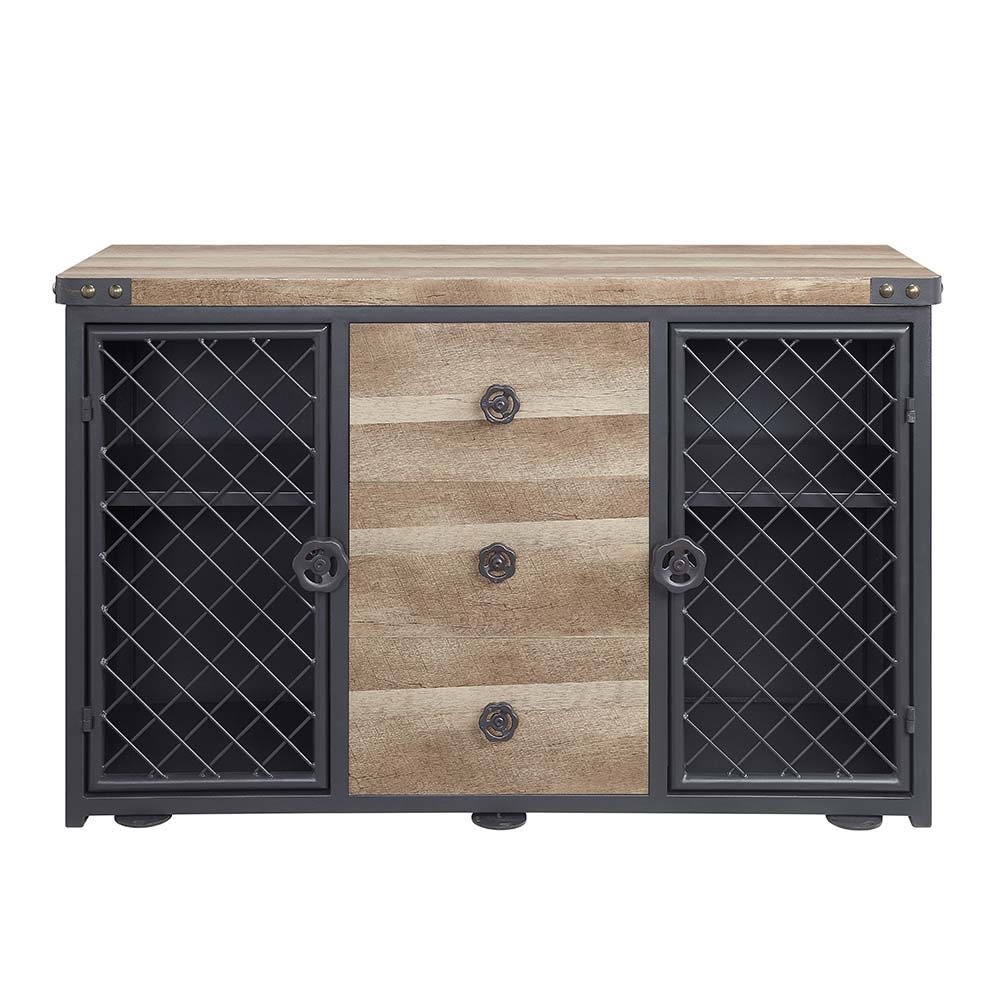 Edina - Server - Oak & Sandy Black