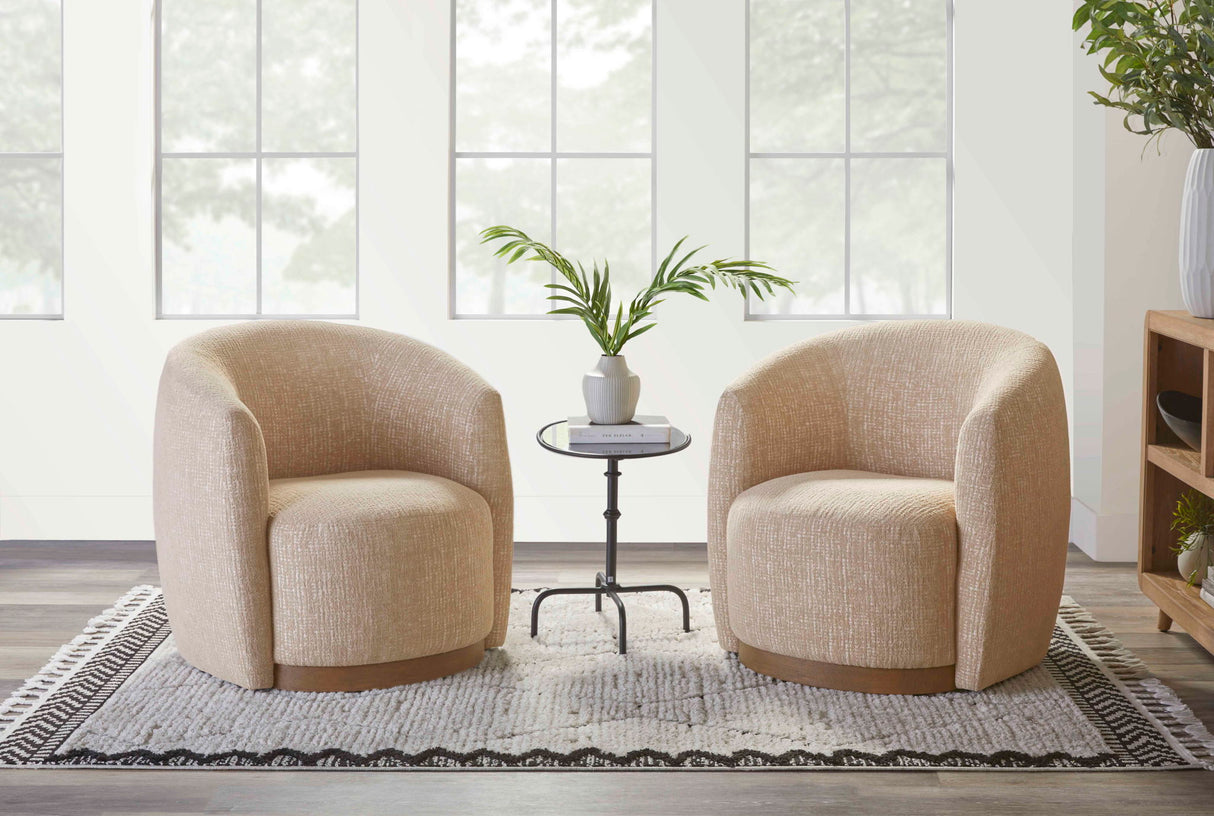 Tatum - Sillón giratorio decorativo