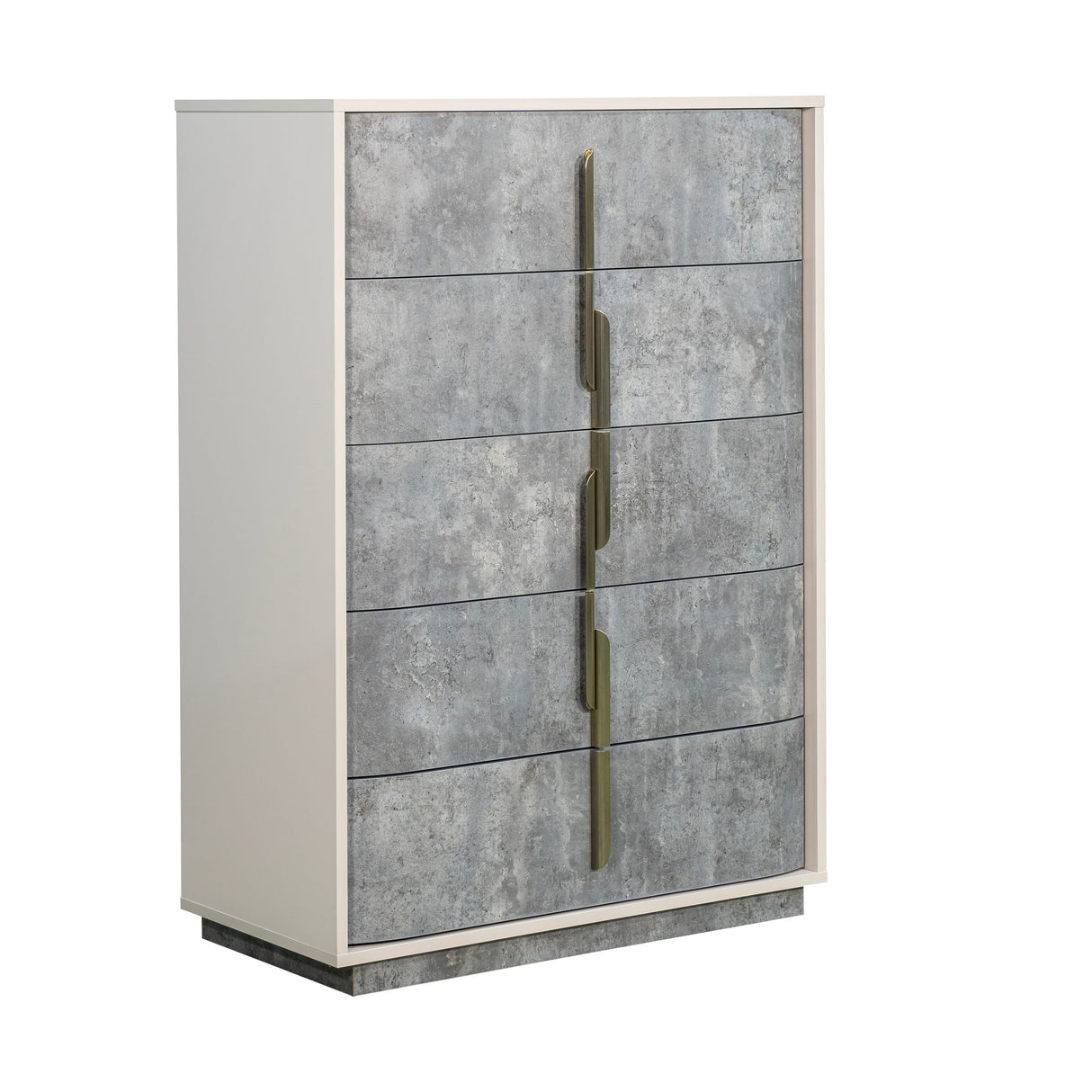 Pavira - 5-Drawer Chest - Stone