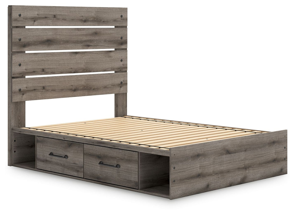 Graystorm - Cama con paneles y almacenamiento