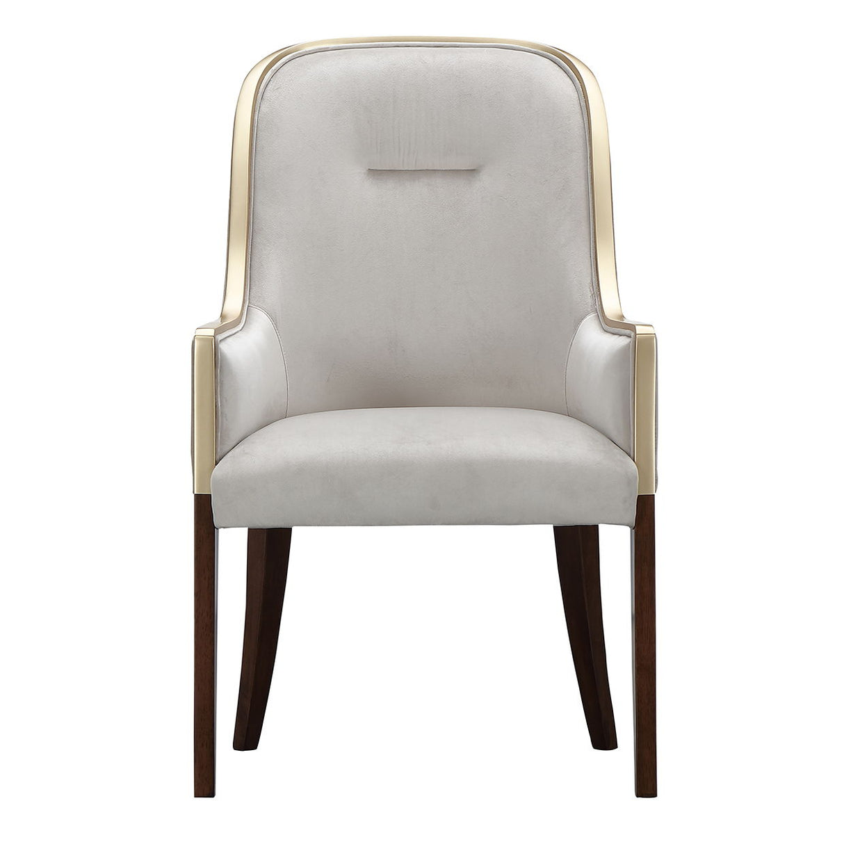 Houston - Dining Arm Chair - Porcini / Walnut