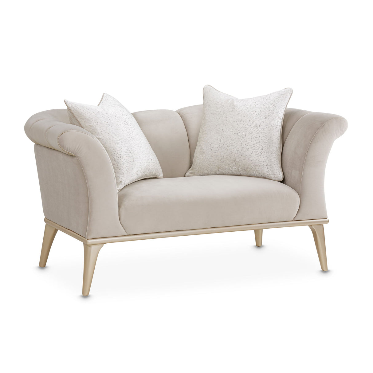 Yvette - Chair And A Half - Porcini / Medium Champagne