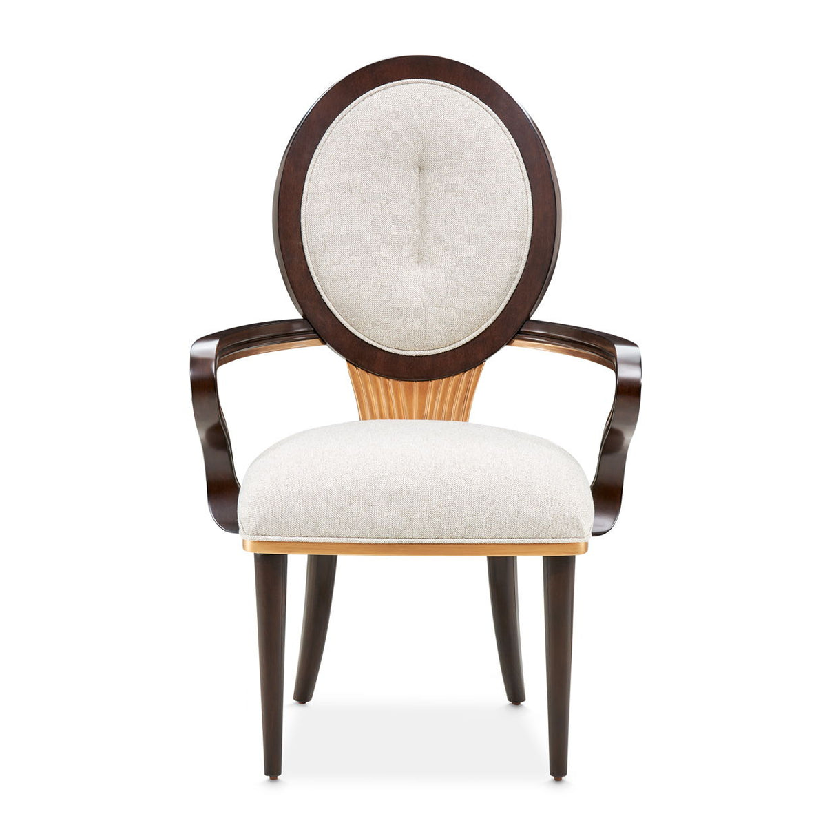 Camellia Field - Silla de comedor con brazos (Juego de 2)