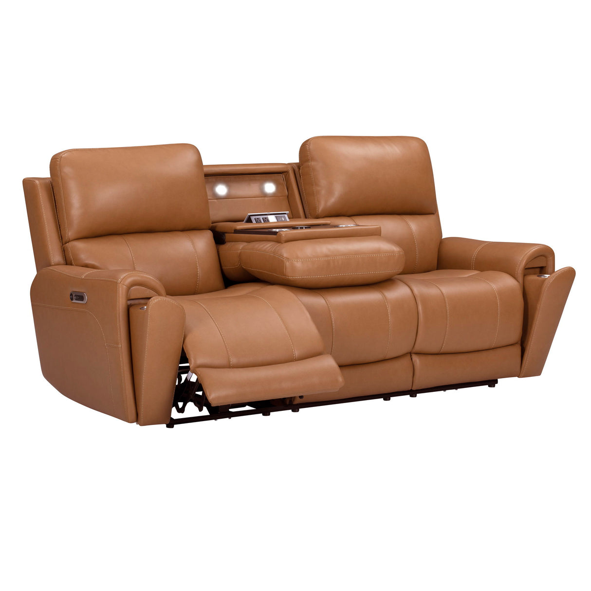 Sofá reclinable eléctrico Hancock - Zero Gravity con mesa desplegable P3