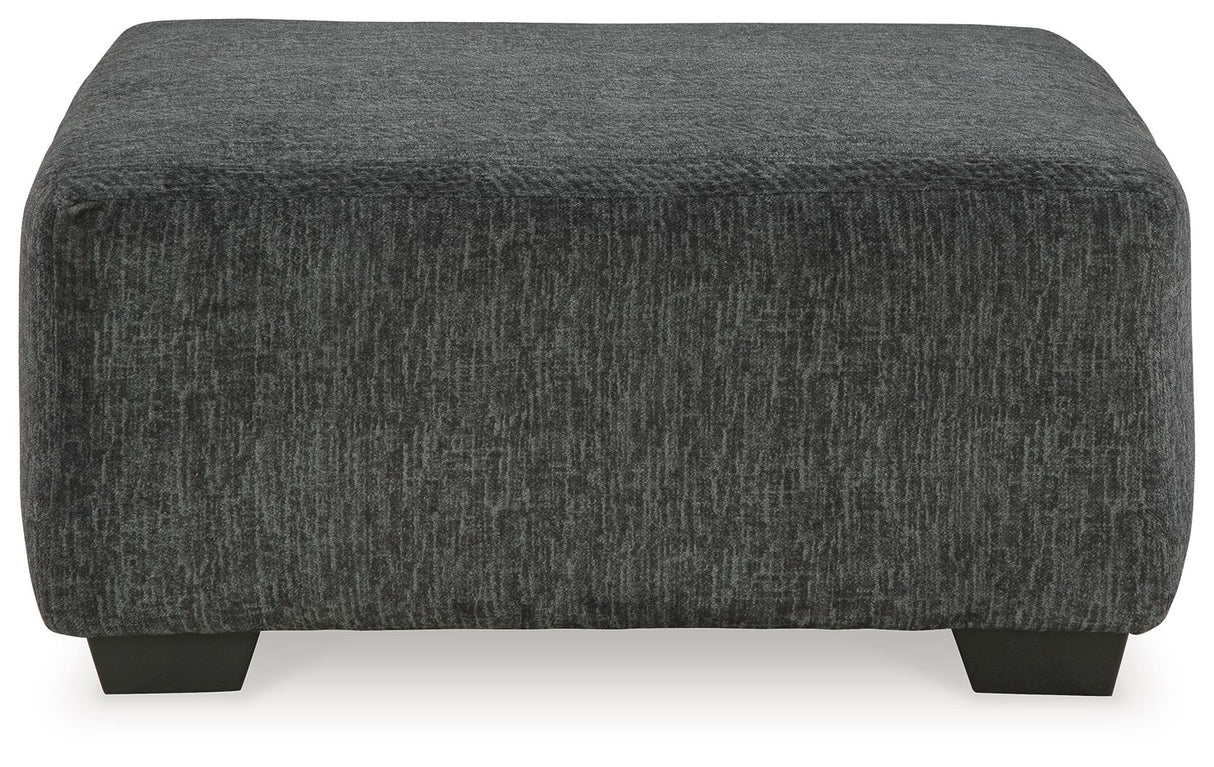 Biddeford - Oversized Accent Ottoman - Shadow