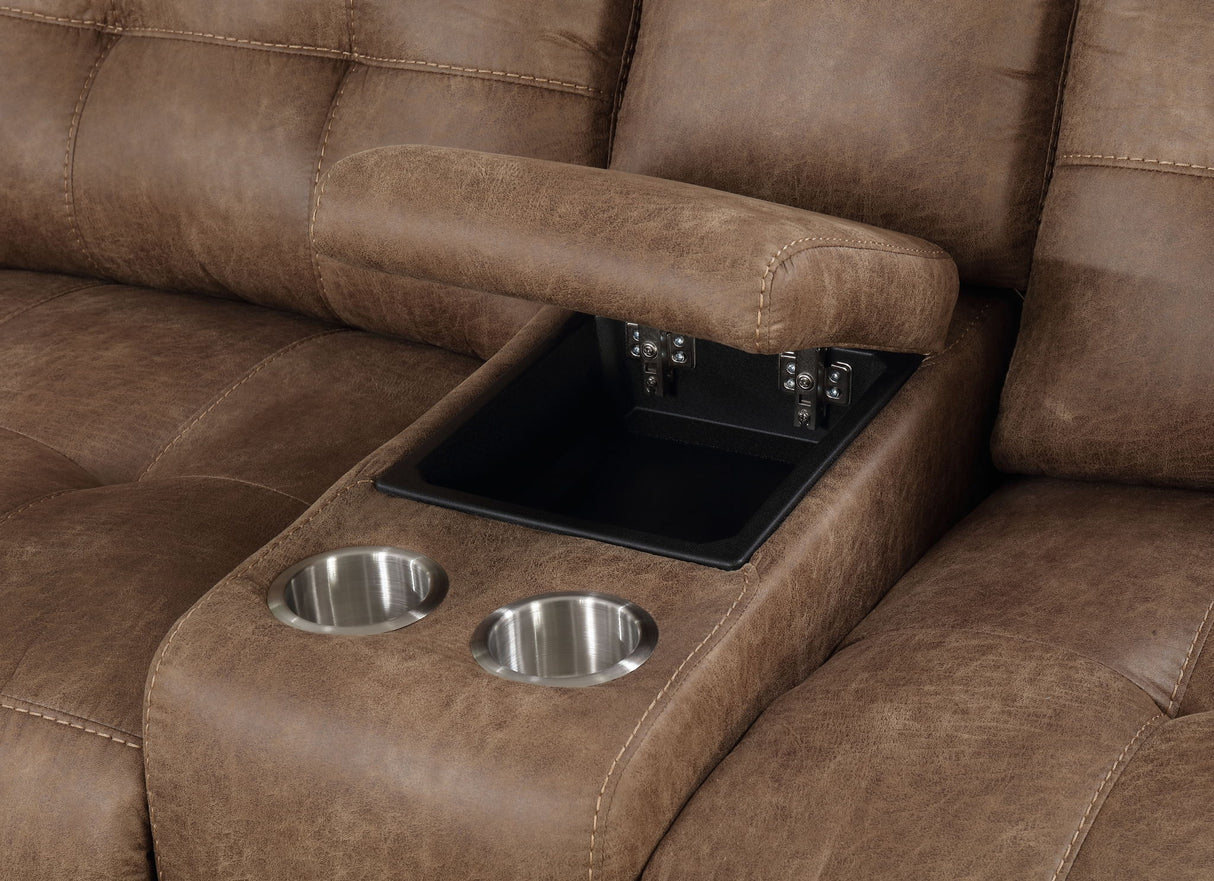 Anastasia - 3 Piece Sectional - Light Brown