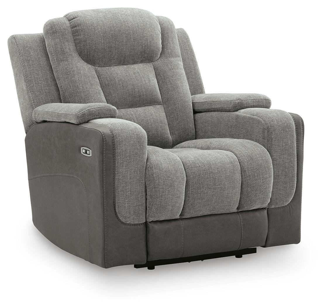 Movimiento mixto - Sillón reclinable eléctrico con reposacabezas ajustable