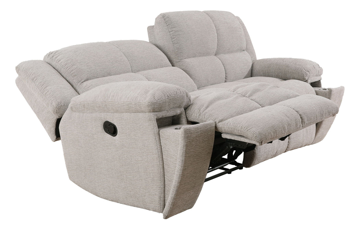 Buster - Manual Reclining Sofa - Opal Taupe