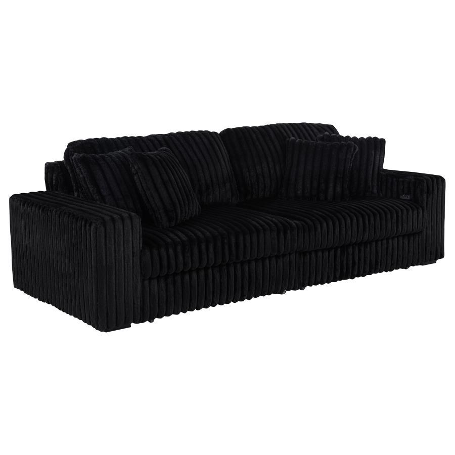 Jacana - Corduroy Upholstered Dual Power Chaise Sofa