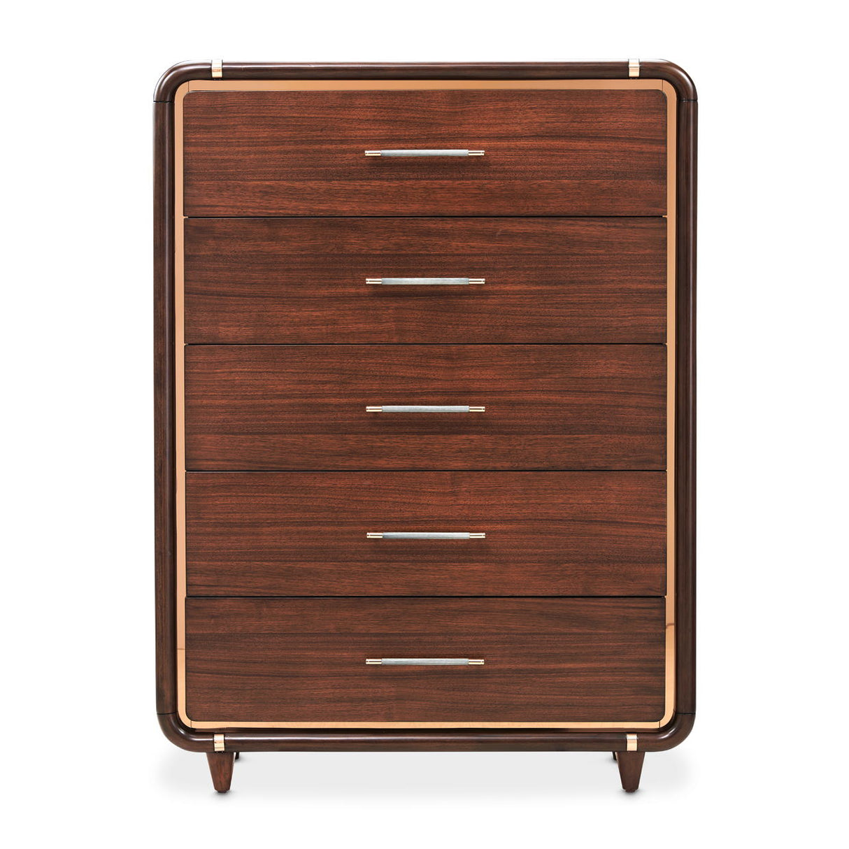 Mason Park - 5-Drawer Gentlemen's Chest - Umber