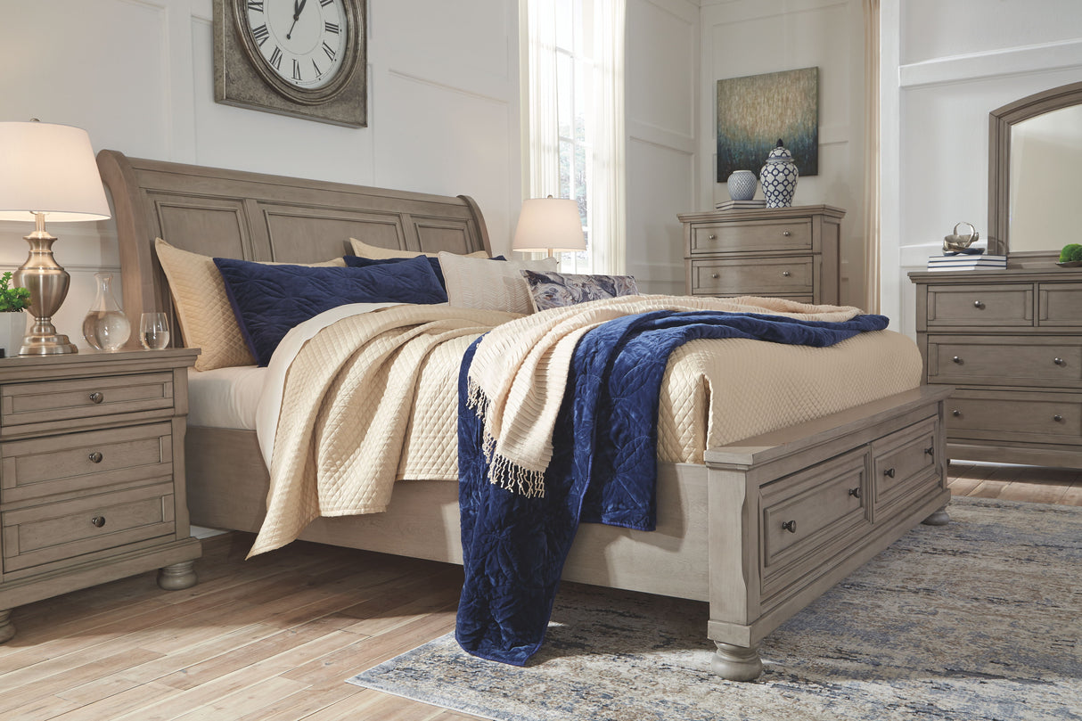 Lettner - Juego de dormitorio Sleigh