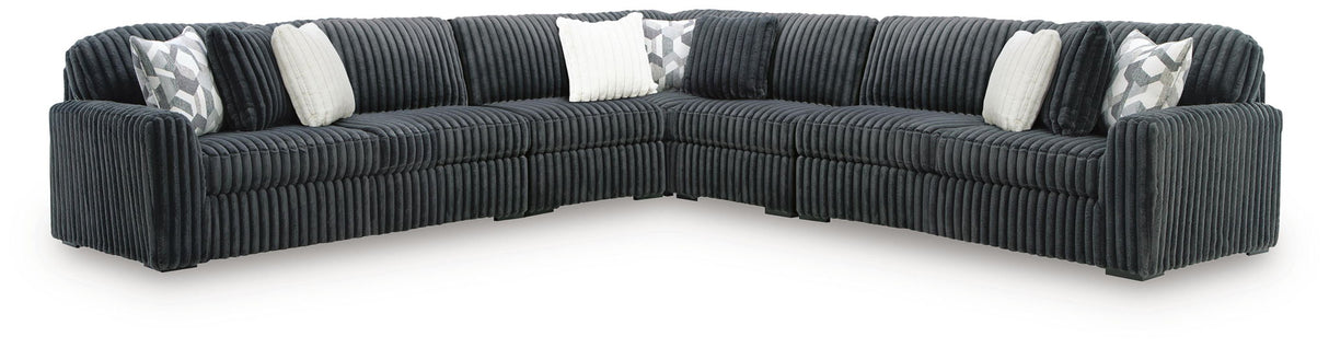 Midnight-Madness - 5 Piece Sectional