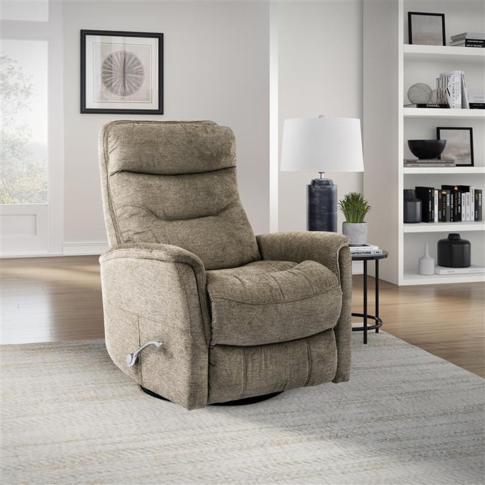 Gemini - Sillón reclinable giratorio planeador de 33.5" (Juego de 2)
