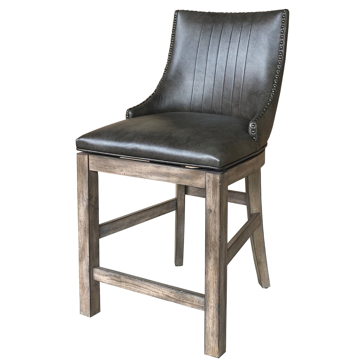 Comedor de cabaña - Silla giratoria de eslinga para mostrador (juego de 2) - Siltstone