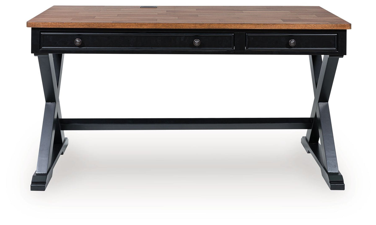 Wildenauer - Home Office Desk - Brown / Black
