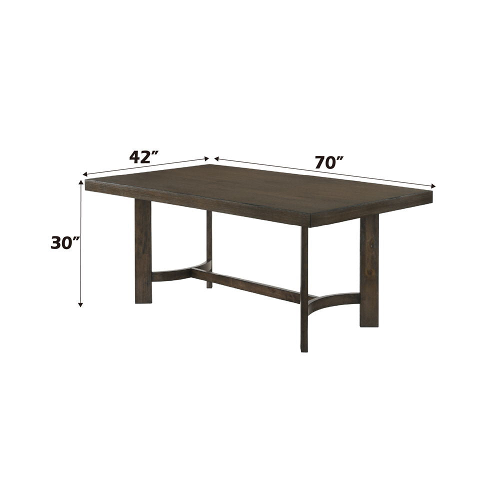 Farren - Mesa de comedor - Acabado espresso