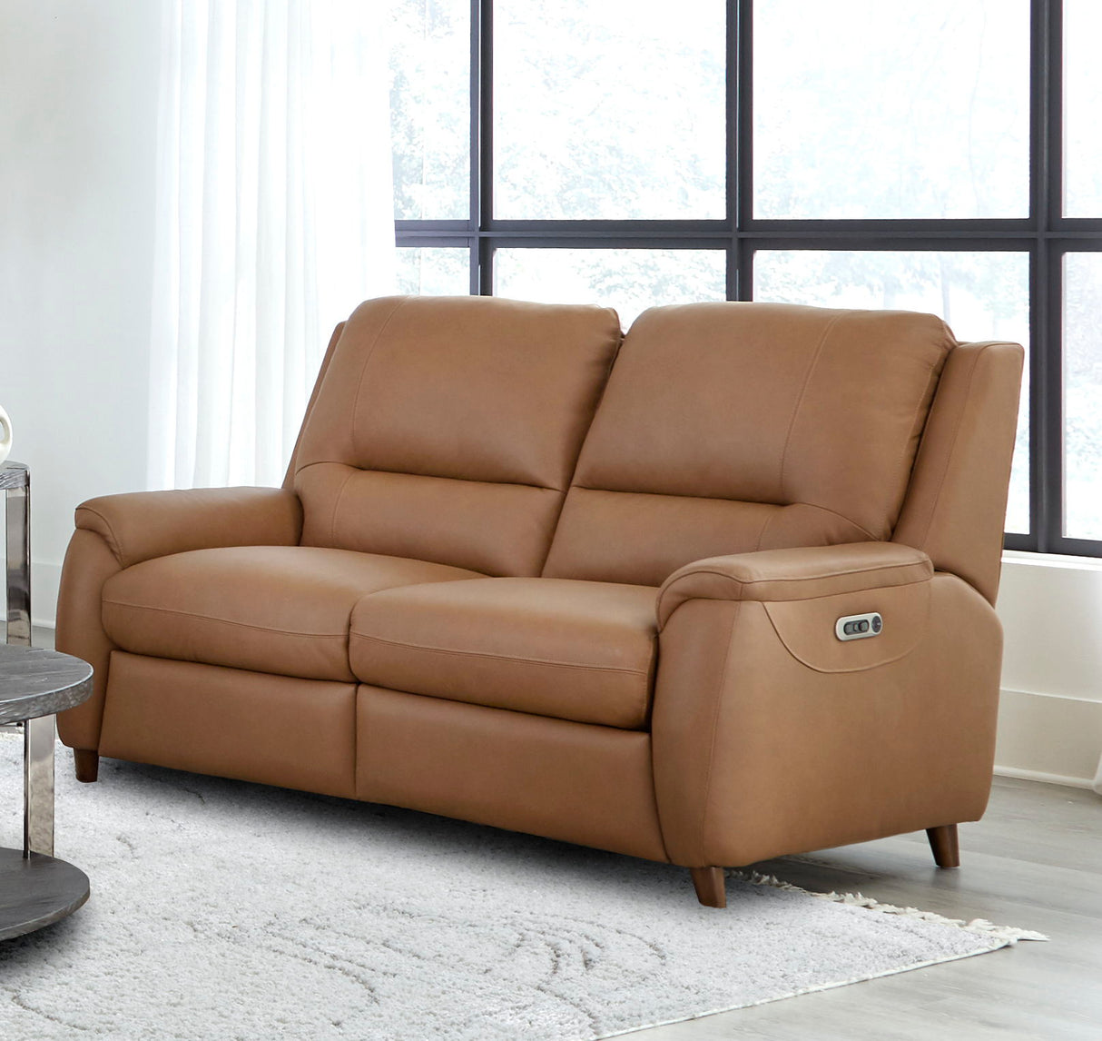 Austin - Power Reclining Loveseat P2 - Caramel Cream alternate view 3