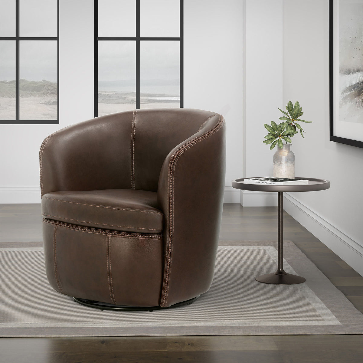 Barolo - Sillón giratorio Club