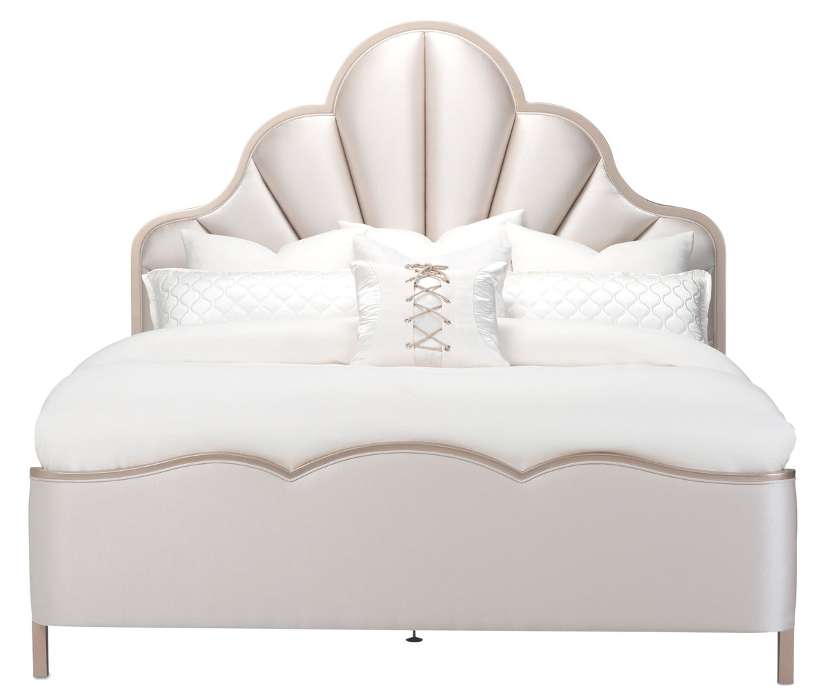 Malibu Crest - Cama con panel festoneado