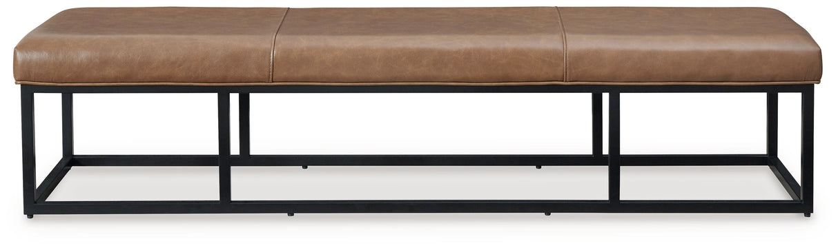 Joston - Accent Bench - Caramel