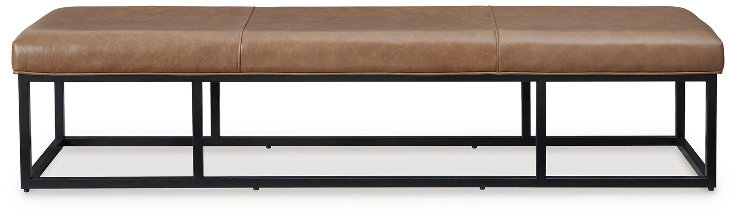 Joston - Accent Bench - Caramel