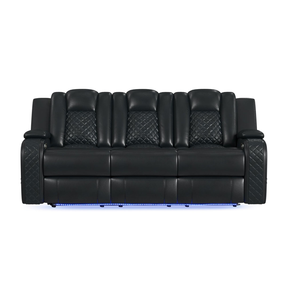 Carlo - Power Motion Sofa With Power Headrest, Dropdown Table, Power Strip, LED And Reading Light