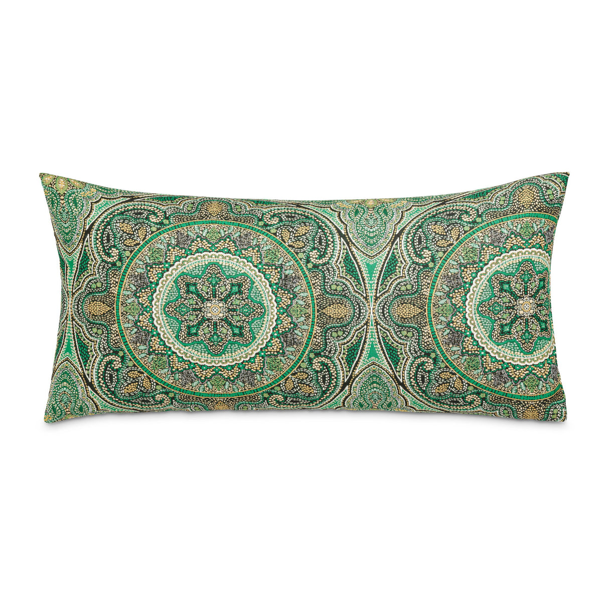 Emerald Isle Yardley - 13" x 26" Oblong Throw Pillow - Green