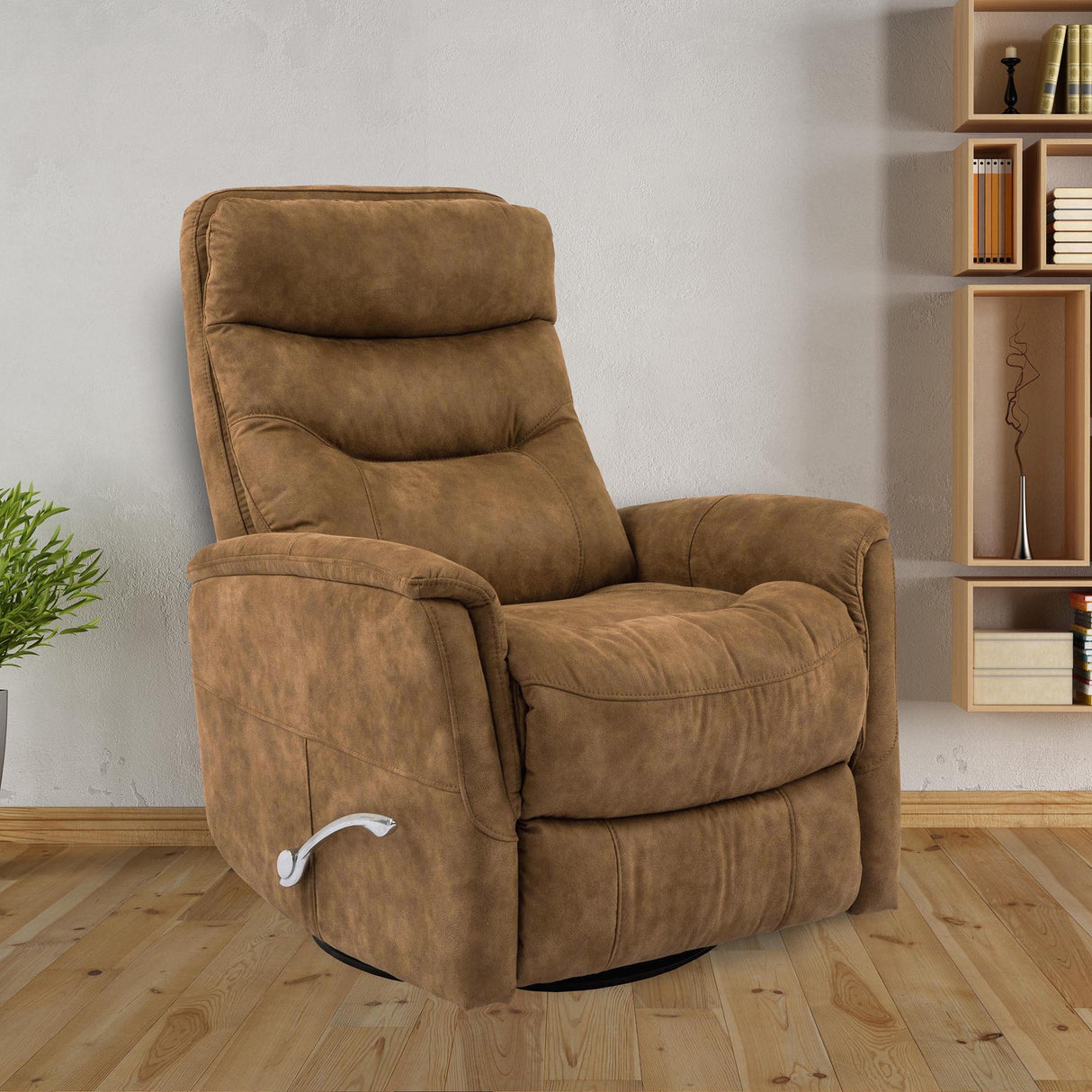 Gemini - Sillón reclinable giratorio planeador de 33.5" (Juego de 2)