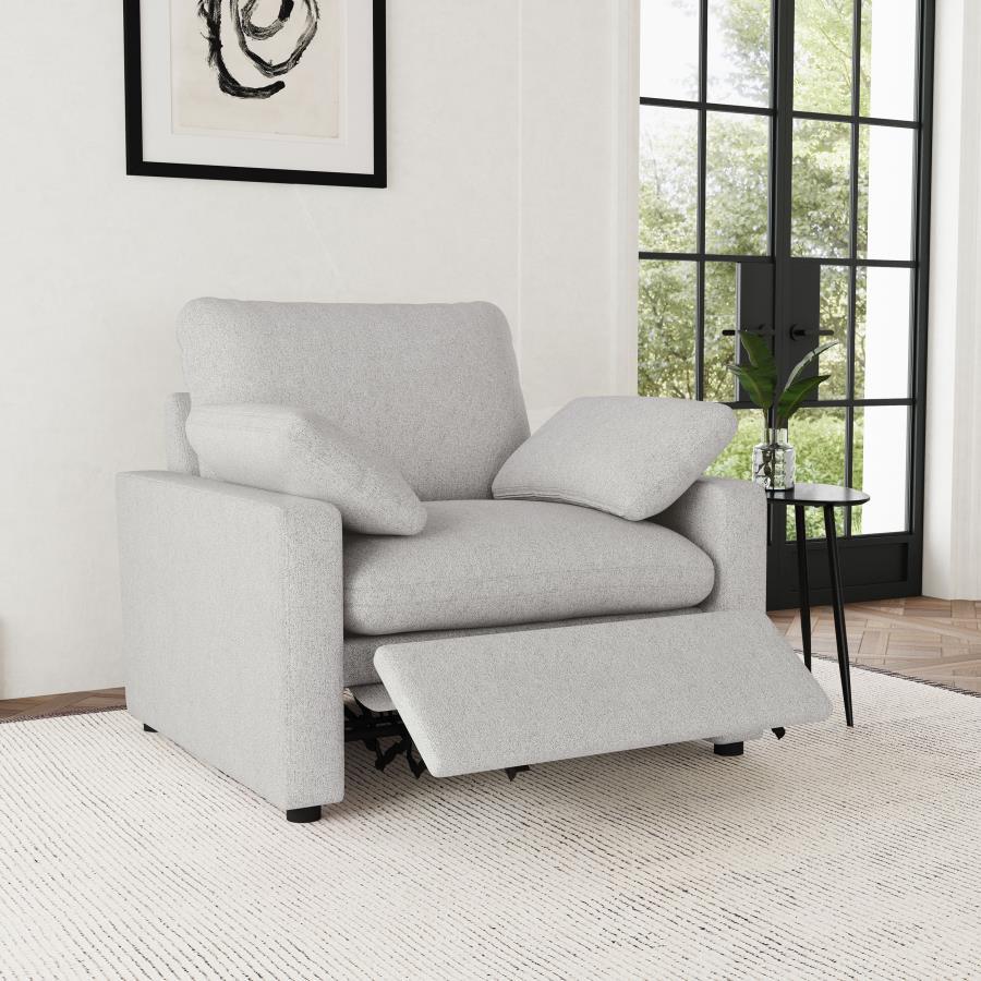 Collins - Upholstered Power Recliner Chair