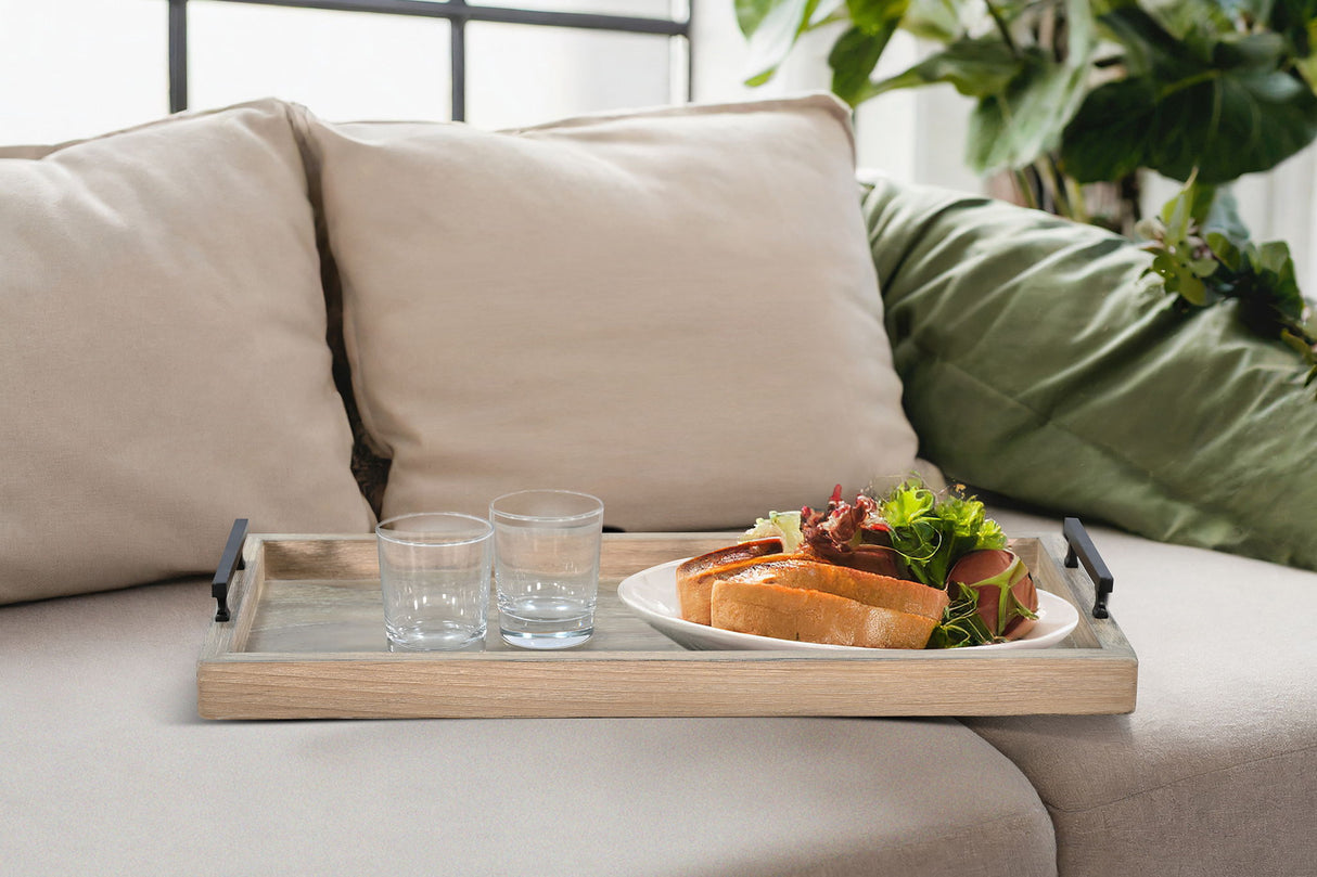 Tessa - Rectangular Wood Dining Table Tray