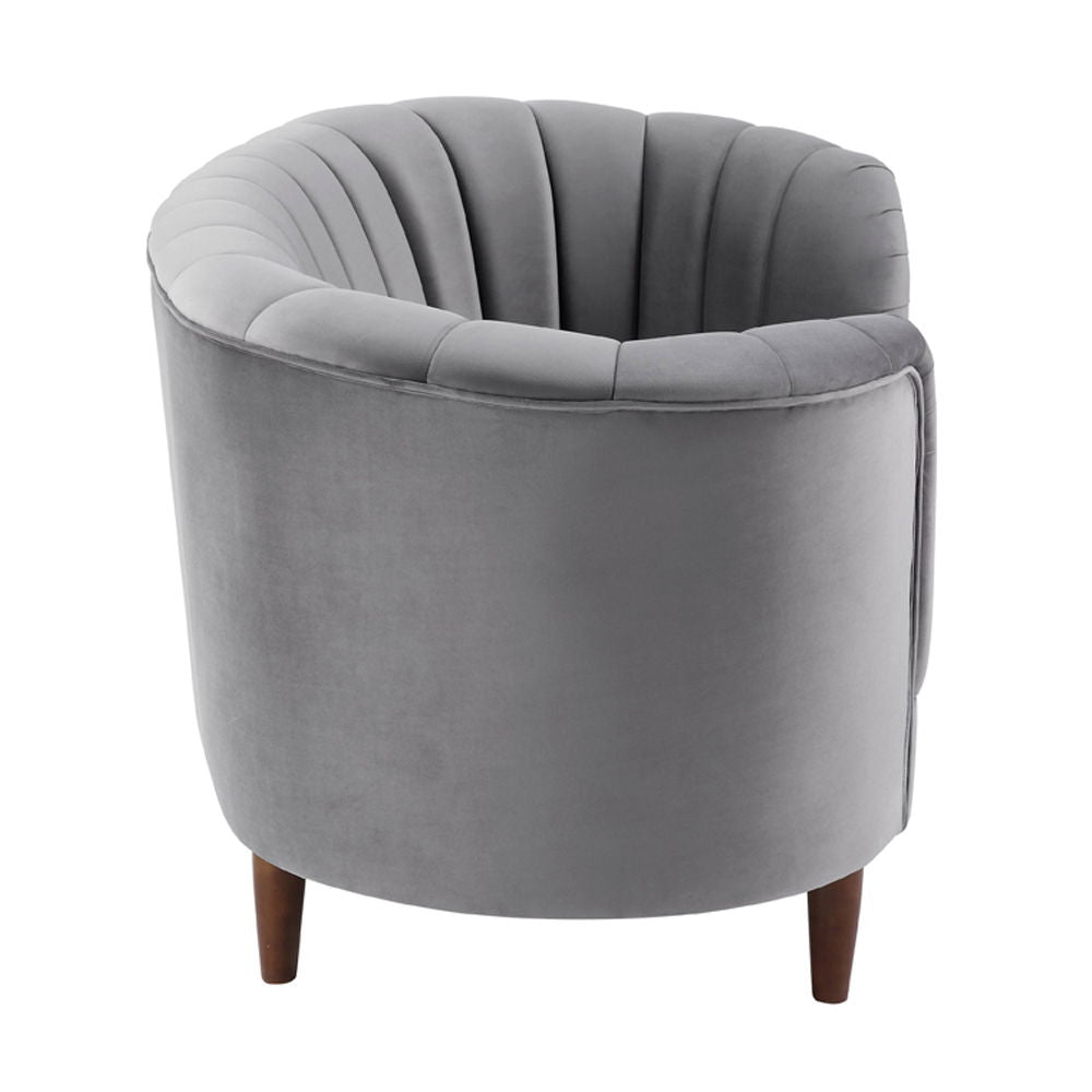 Millephri - Loveseat - Gray Velvet