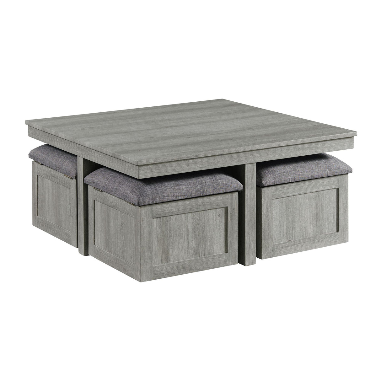 Uster - 2 Piece Occasional Set (Coffee Table And End Table) - Light Gray